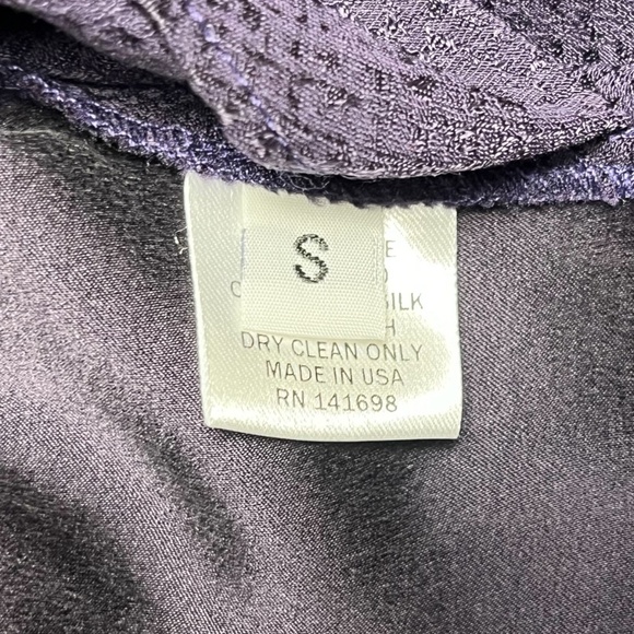 Ramy Brook Meredeth Python Dark Blue Sleeveless Halter Neck Top Size Small - Picture 6 of 9